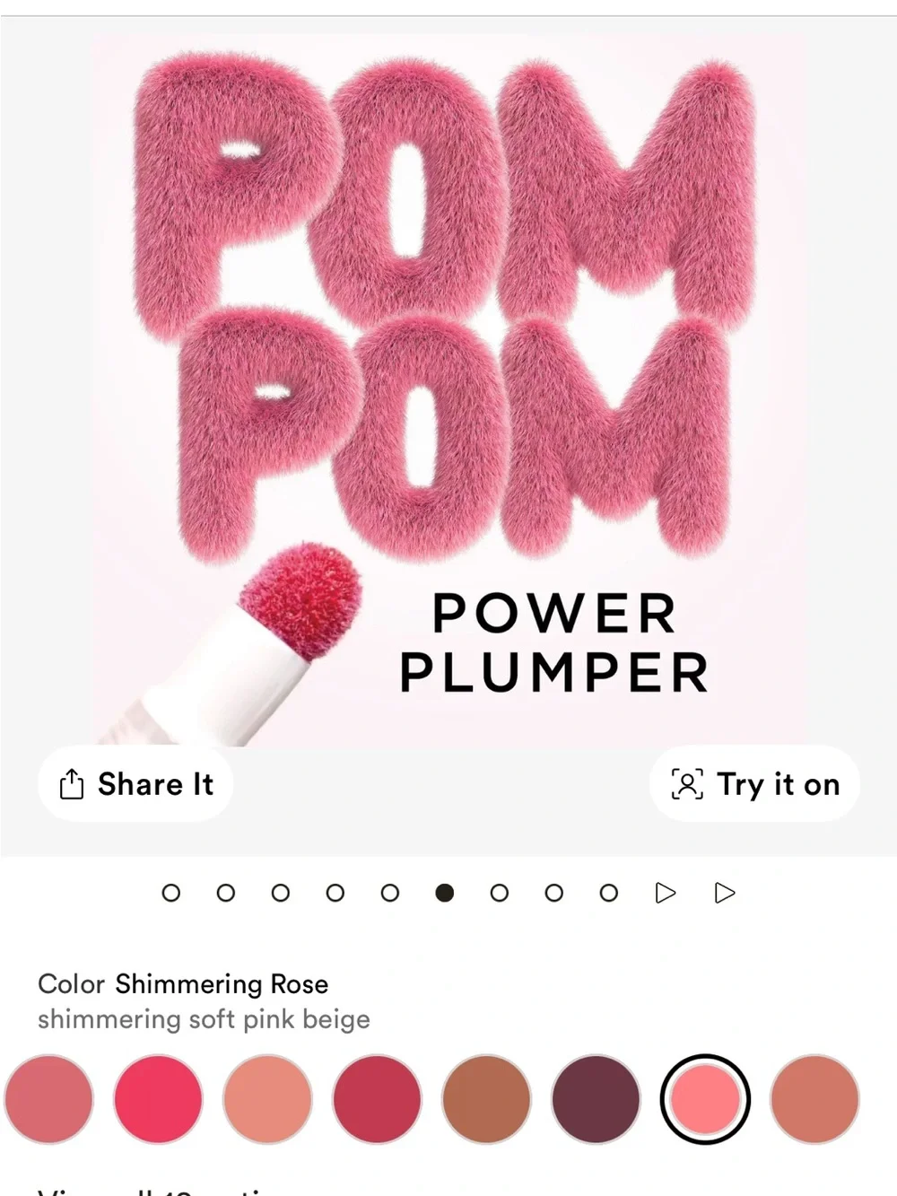 tarte Maracuja Juicy Plumping Lip Oil in Shimmering Rose